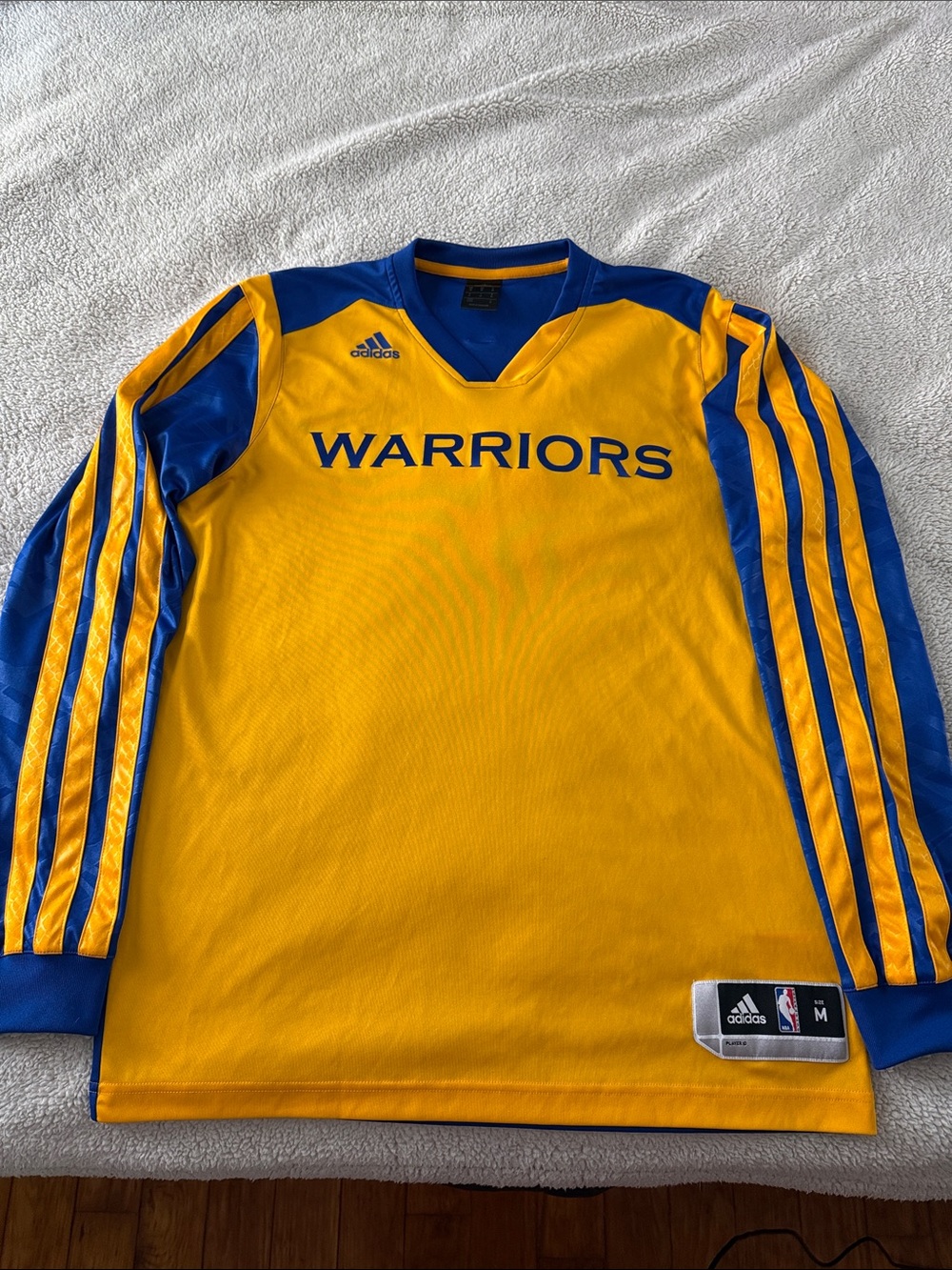 VINTAGE Golden State Warriors 2013-14 NBA Long Sleeve Training Top